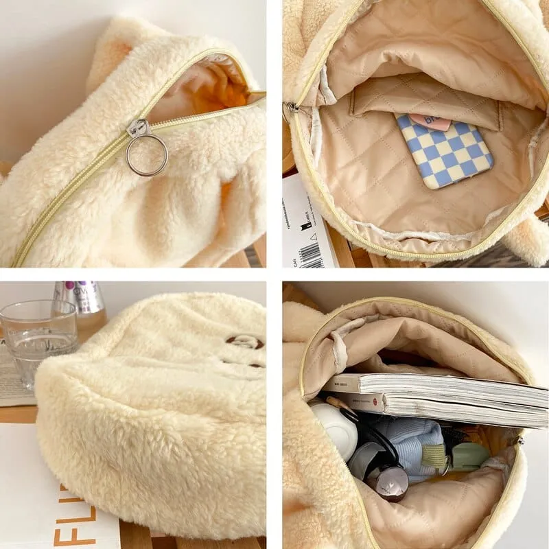 Milk Tea Bear Kawaii Crossbody Handbag
