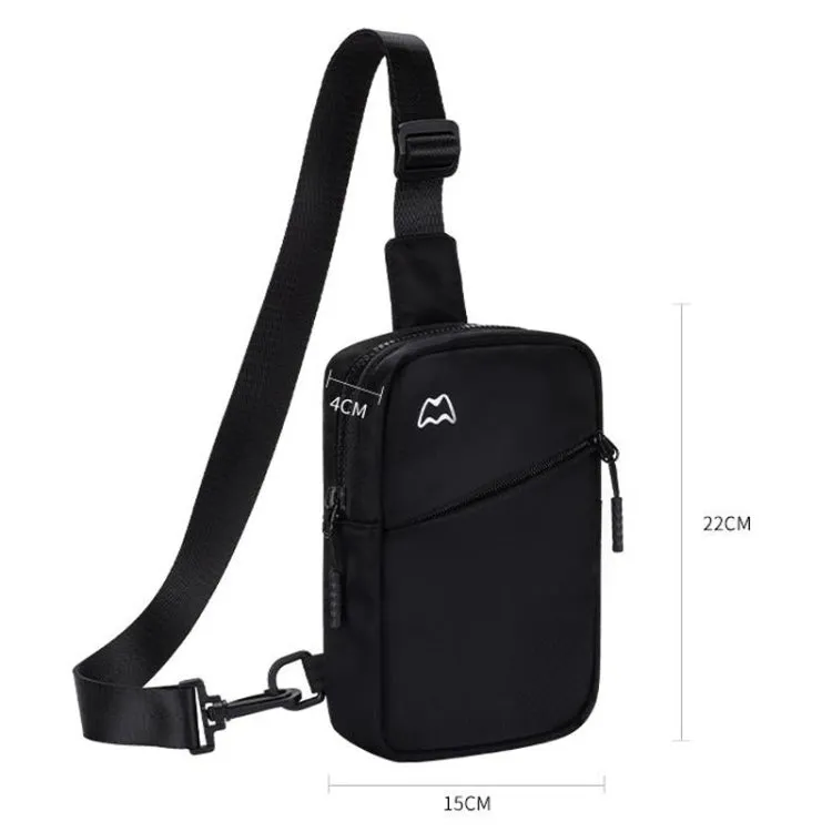 Outdoor Sports Chest Bag Lightweight Cell Phone Crossbody Packs(Beige)