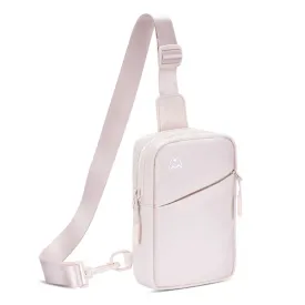 Outdoor Sports Chest Bag Lightweight Cell Phone Crossbody Packs(Beige)