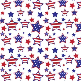 Permanent Vinyl -Multi Flag Stars - Permanent Vinyl / Printed Permanent Vinyl