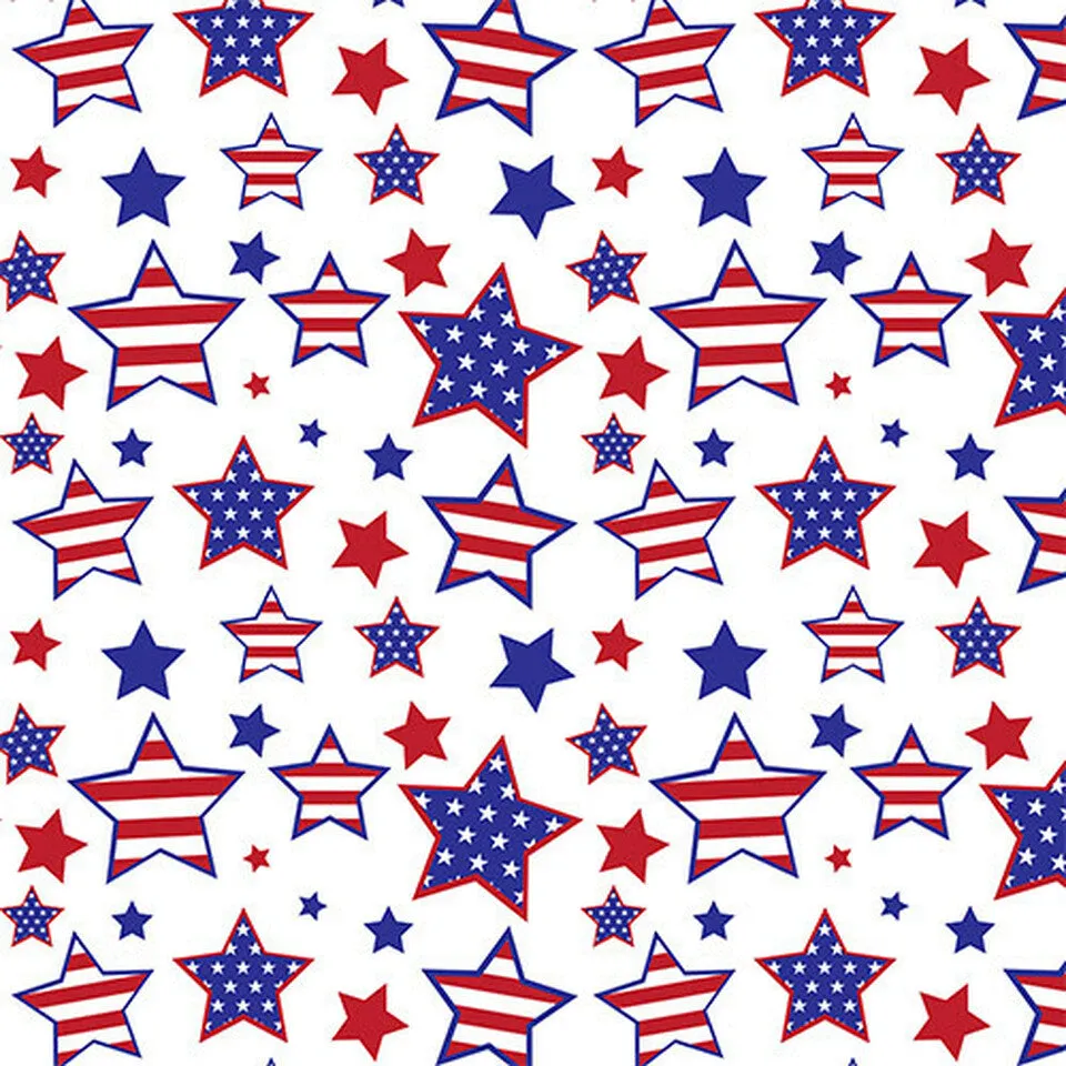 Permanent Vinyl -Multi Flag Stars - Permanent Vinyl / Printed Permanent Vinyl