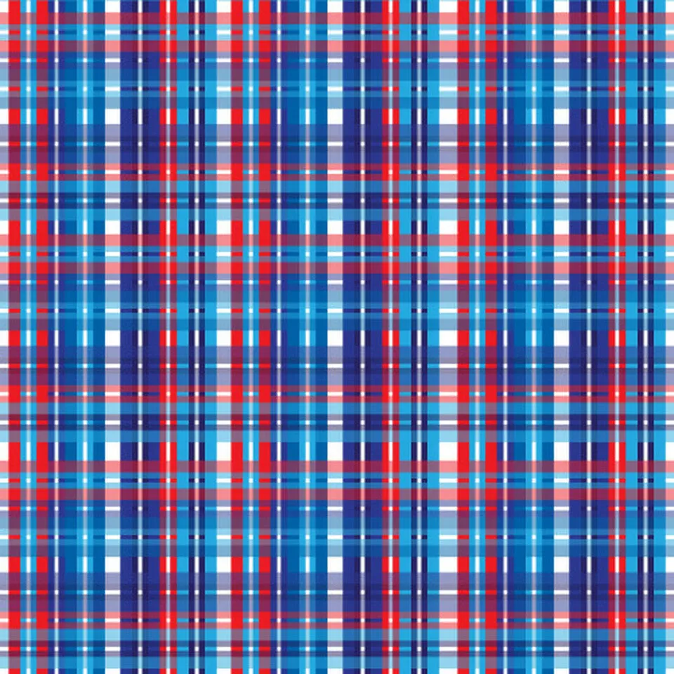 Permanent Vinyl -Nautical Plaid- Permanent Vinyl / Printed Permanent Vinyl