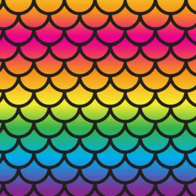 Permanent Vinyl -Rainbow Fish Scales-Permanent Vinyl / Printed Permanent Vinyl