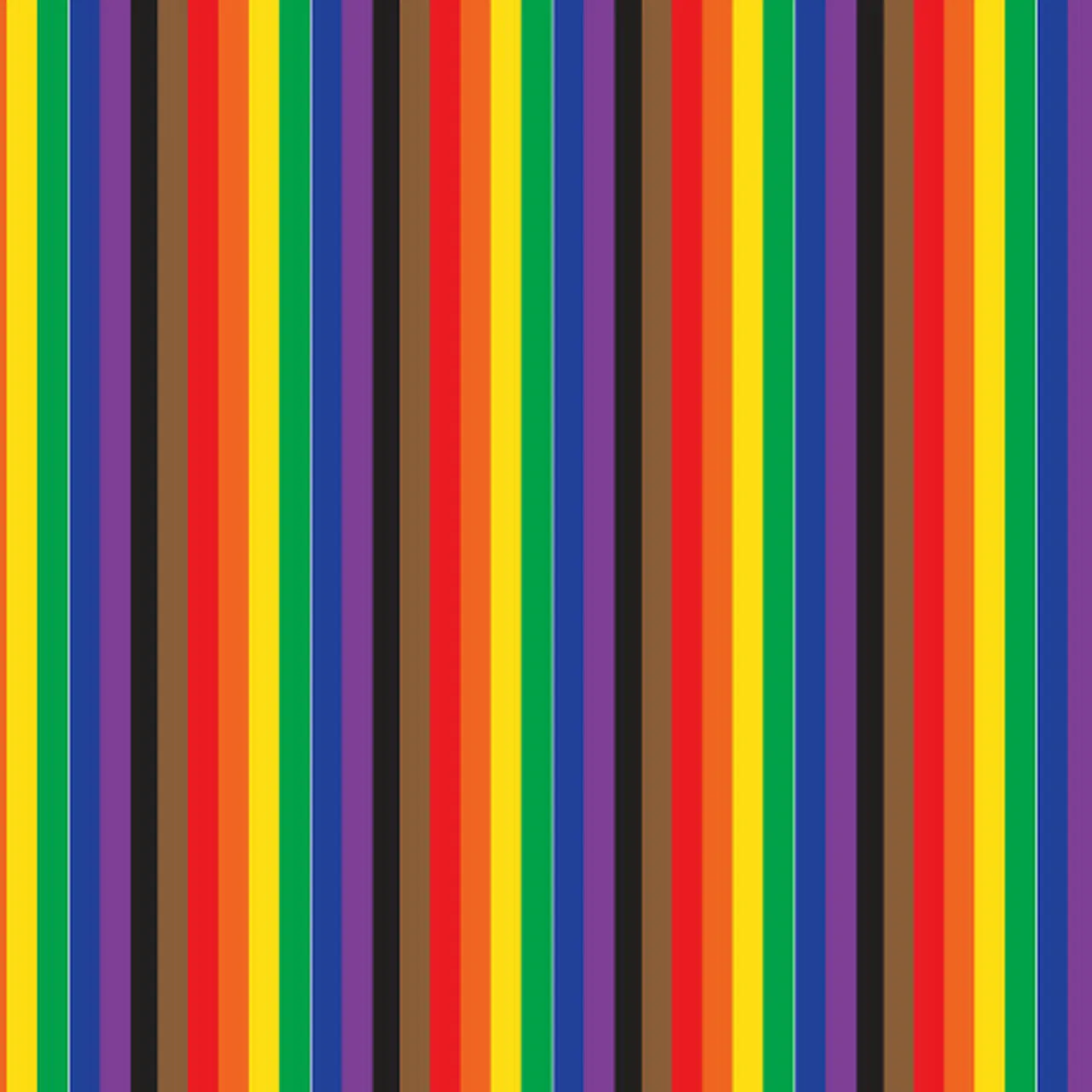 Permanent Vinyl -Rainbow Pride Stripes 2017-Permanent Vinyl / Printed Permanent Vinyl
