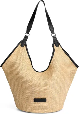 Pleneal Crochet Beach Bags for Women, Summer Beach Tote Bag, Soft Woven Purses Shoulder Bag for Vacation