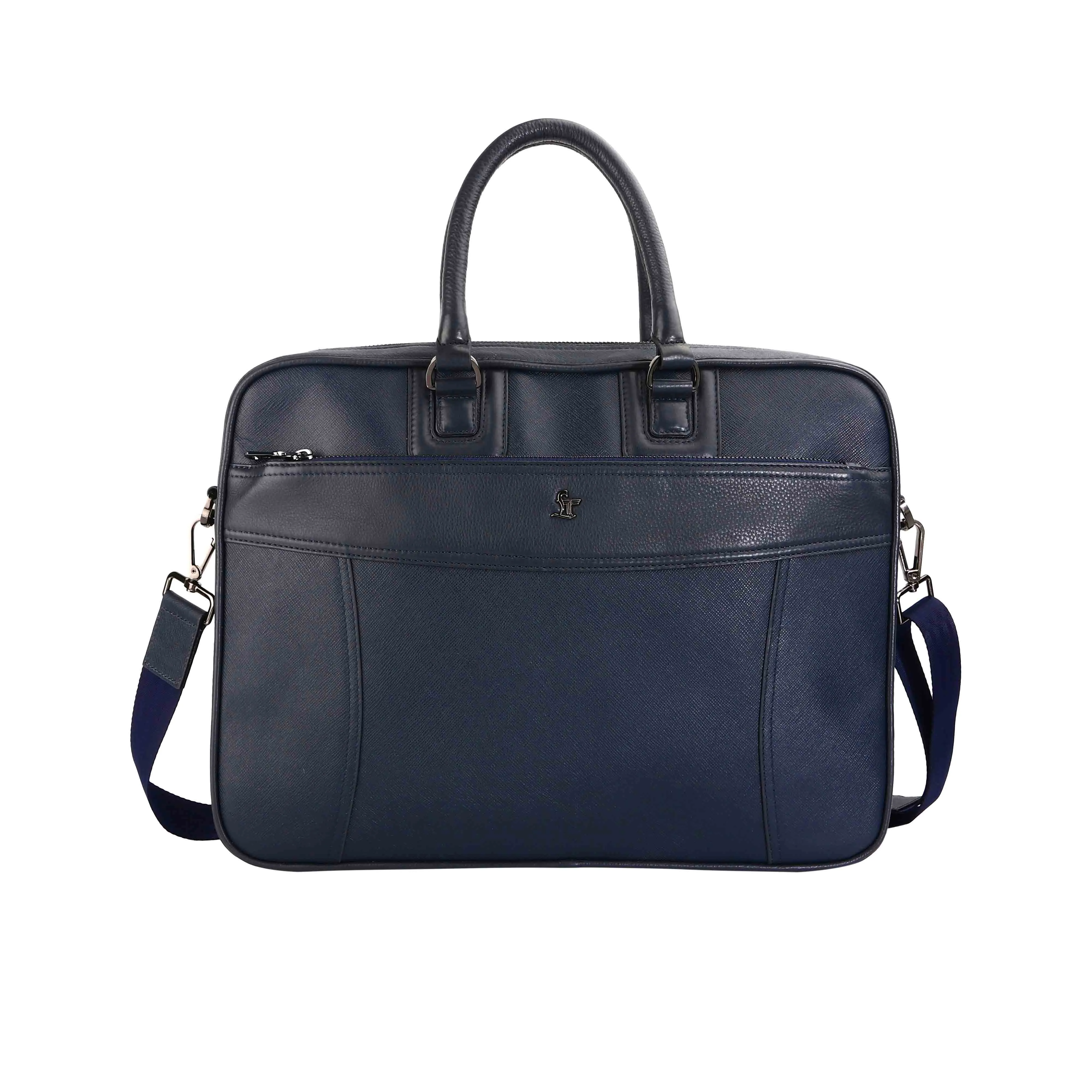 Ready to Ship Luxury Corporate Gift |  Smith Portfolio Laptop Bag | Luxury Genuine Leather Laptop Bag for Men