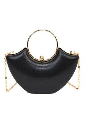 Retro Clip Light Luxury Personality Fashion Crossbody Bag