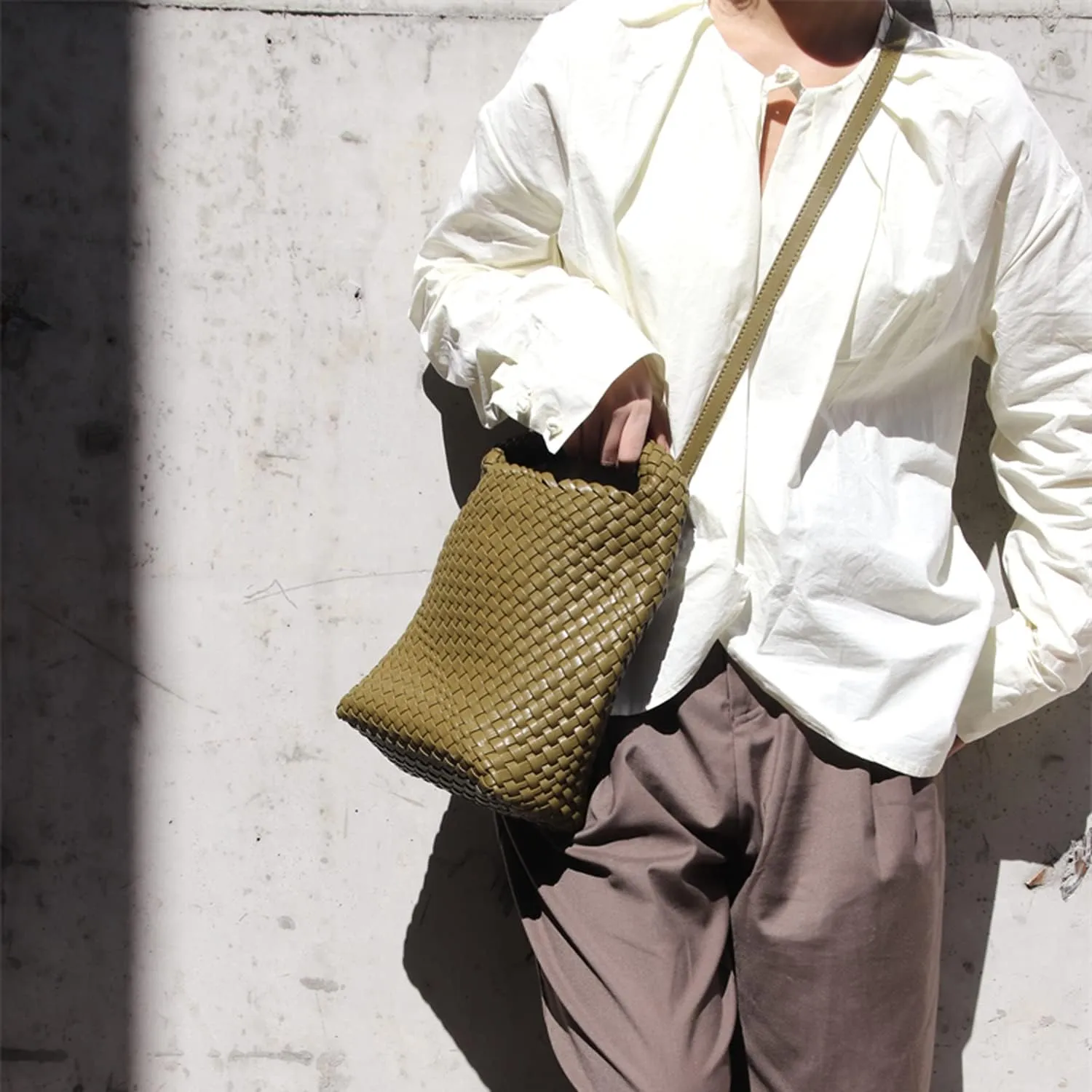Small Woven Bags for Women Cute Hobo Tote Woven Handbag Mini Clutch Purse vegan leather Crossbody bags Shoulder Handmade Bag