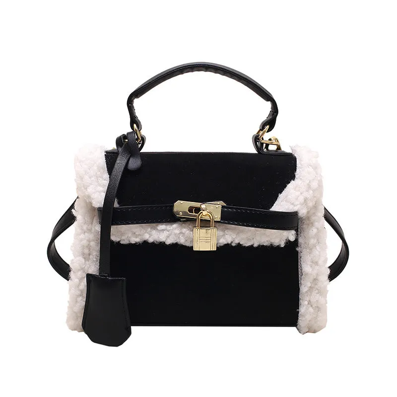 Sohiwoo Trendy Buckle Crossbody Bag Vintage Flap Square Bag Upgrade Your Style with Retro Handbag