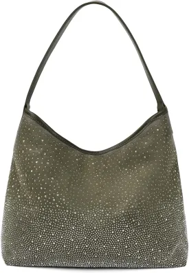 Tote Bags for Women Shiny Rhinestone Evening Hobo Bags Y2K Stylish Shoulder Handbag Satchel Purse with Zip