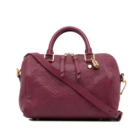 Trendy Inspired Louis Vuitton Speedy 25 Bandoulière Red Monogram Empreinte