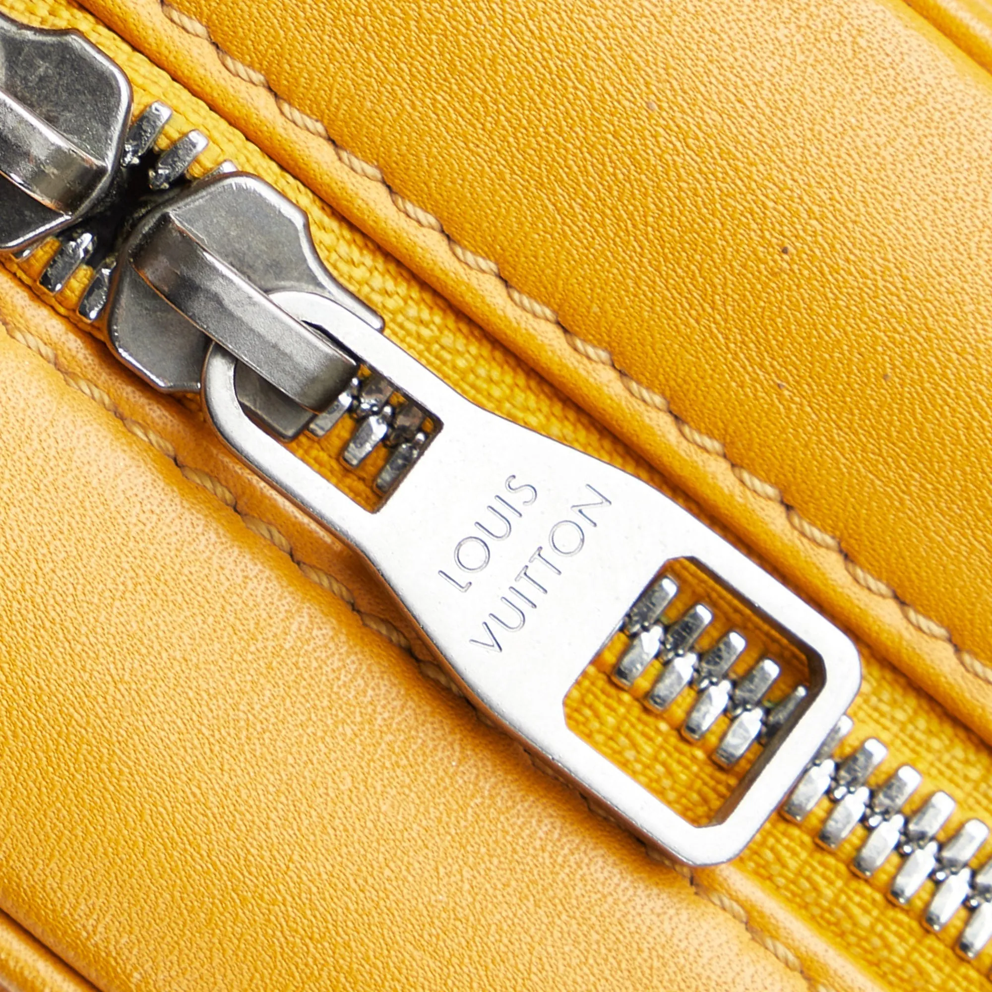 Trendy Inspired Louis Vuitton Toiletry Pouch Yellow Damier Infini