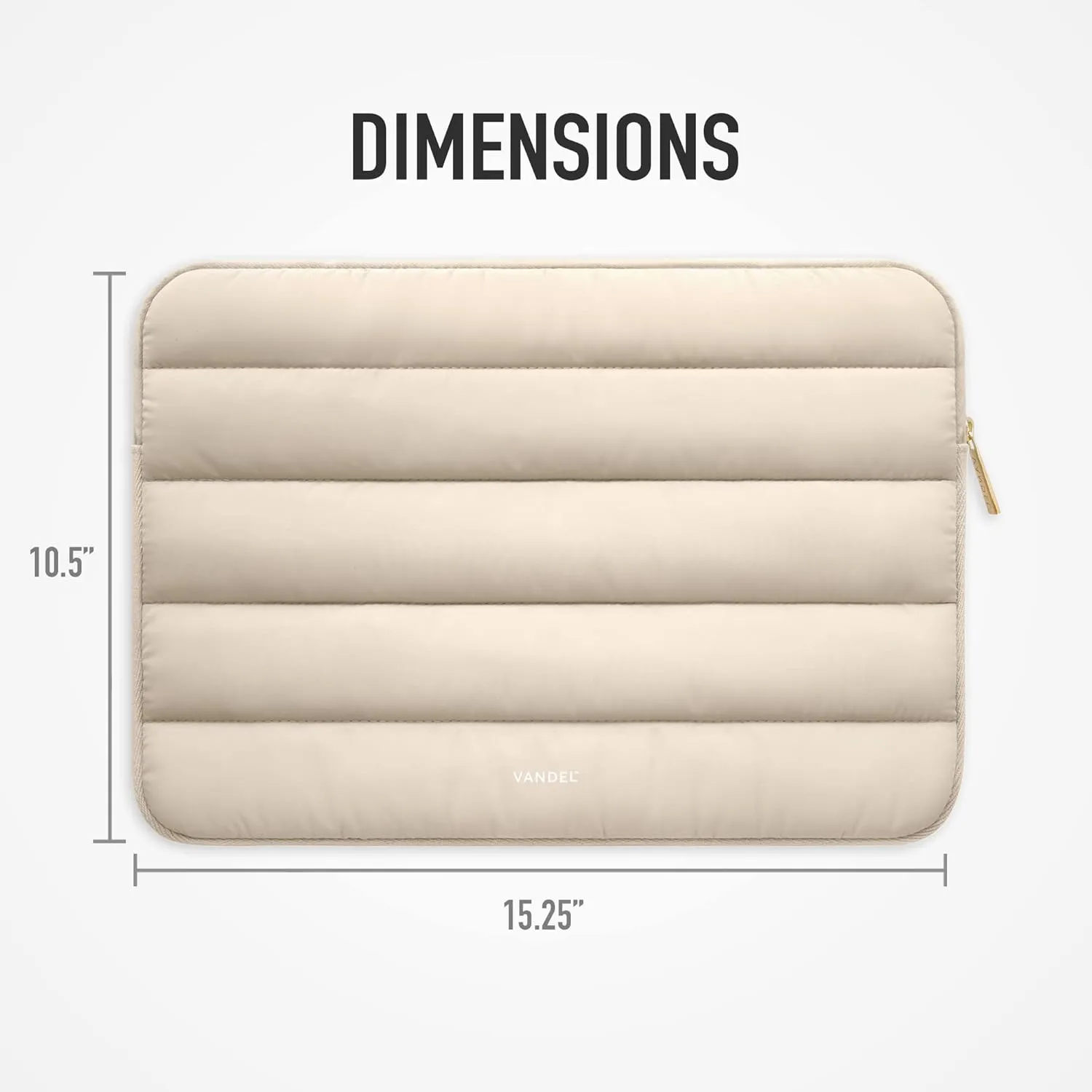 Vandel - The Original Puffy Laptop Sleeve 15-16 Inch Sleeve for Women and Men MacBook Pro 16 in Case, Cute Computer Bag 15.6 Inch HP Carrying Case - Apple, Asus, Dell, HP Laptop Case 15.6 Cover