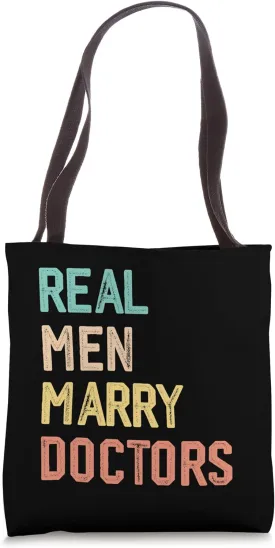 Vintage Husband Married doctors Husband Engagement doctors Tote Bag