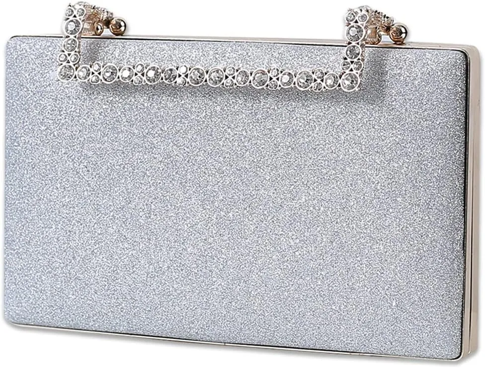 Women Clutch Purse Glitter Evening Bag Sequins Clutch Bag Sparkly Handbag Bridal Wedding Purse