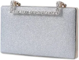 Women Clutch Purse Glitter Evening Bag Sequins Clutch Bag Sparkly Handbag Bridal Wedding Purse