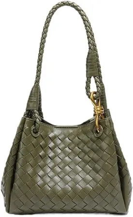 Woven Bag - Fashionable Handcrafted Tote with Adjustable Straps