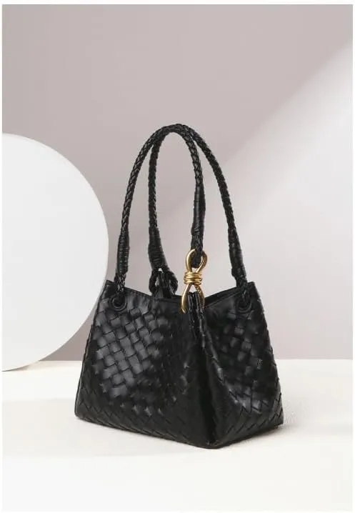 Woven Bag - Fashionable Handcrafted Tote with Adjustable Straps